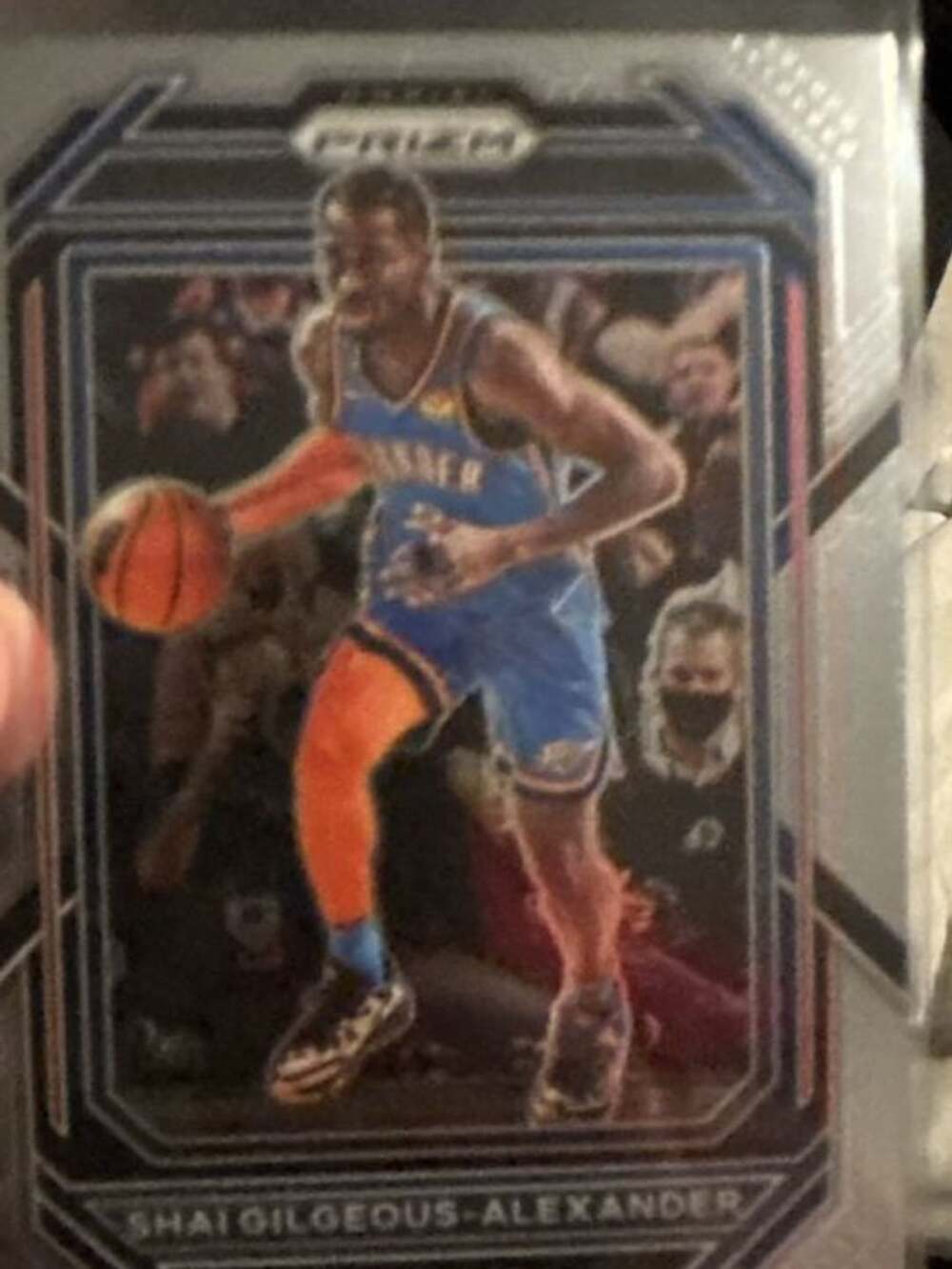 2021-22 Panini Prizm Shai Gilgeous-Alexander Silver Prizm Basketball Card
